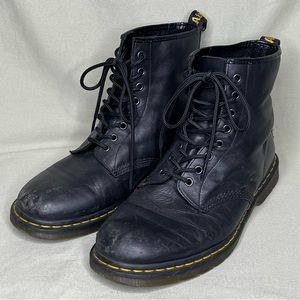 Doc Martens Black 1460 Smooth Leather Lace Up Boots M11